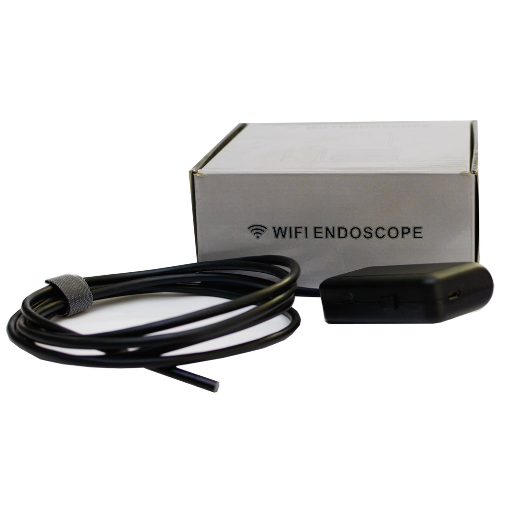 SDFV 5 Mega Pixel Semi Rigid WiFi Endoscope Inspection Camera 1080P HD Waterproof Wireless 5.5mm Borescope for Android PC