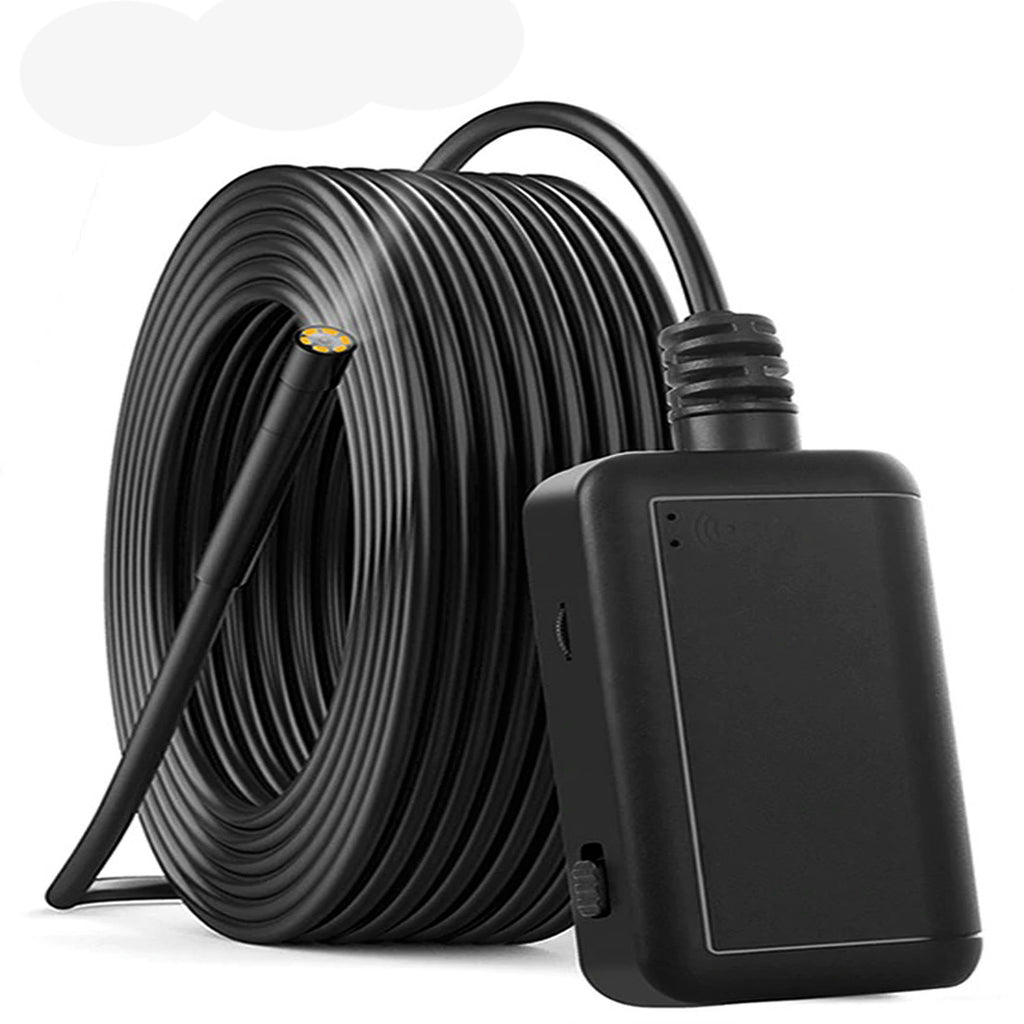 SDFV 5 Mega Pixel Semi Rigid WiFi Endoscope Inspection Camera 1080P HD Waterproof Wireless 5.5mm Borescope for Android PC