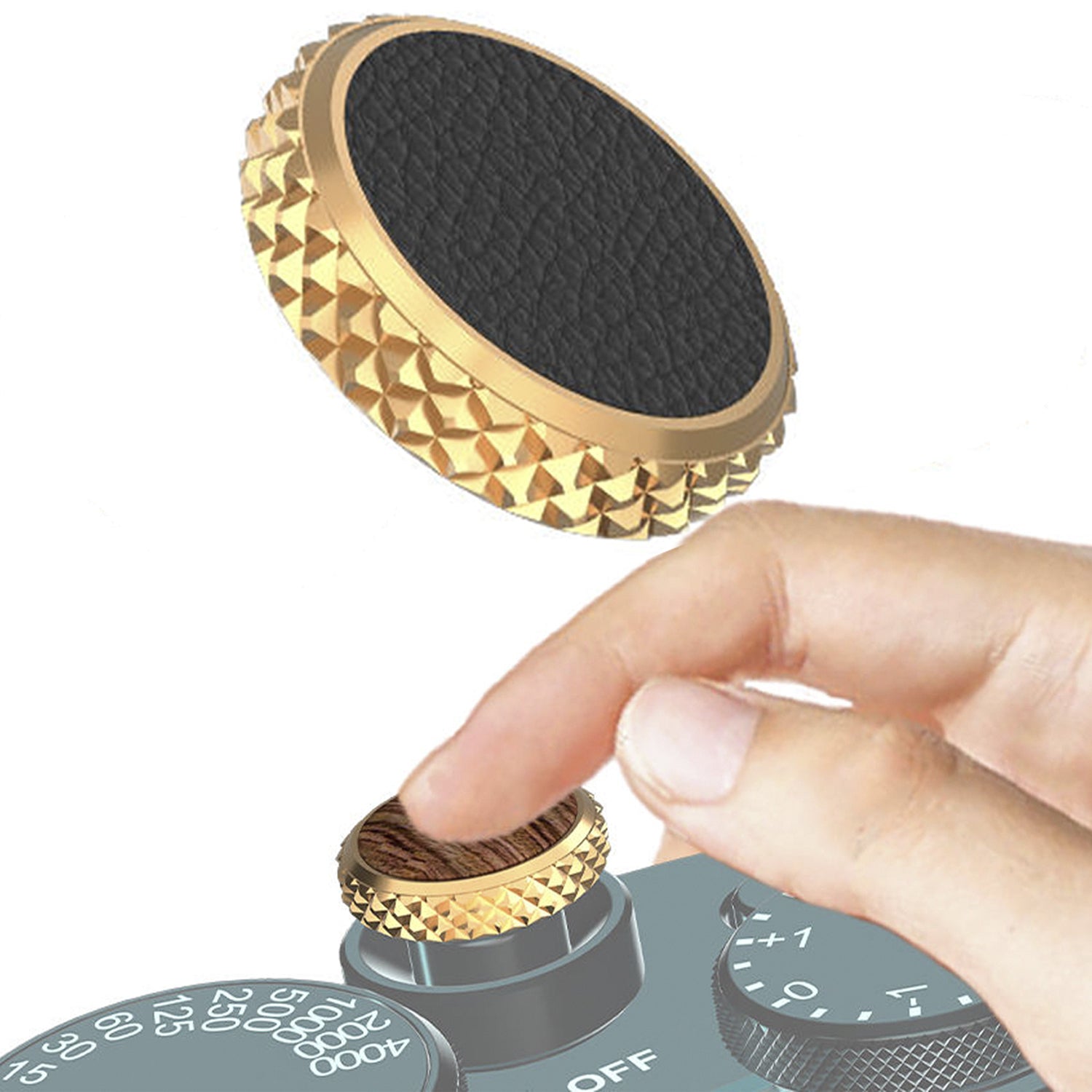 SSK and Sons Camera Shutter Button Soft Screw Type Shutter Release Button Copper Camera Button compatibe for Nikon Fujifilm Leica DSLR/SLR Camera