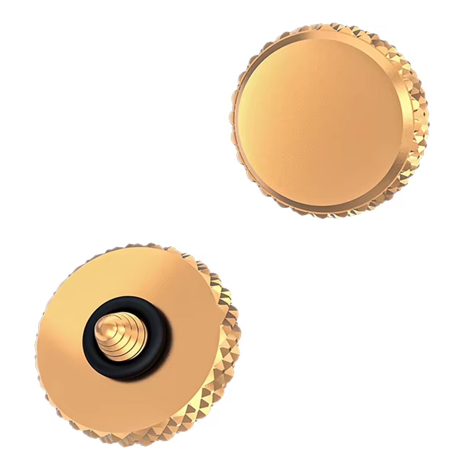 SSK and Sons Soft Shutter Release Button, Metal Construction with Leather Textured top Design, RED and Black Gold