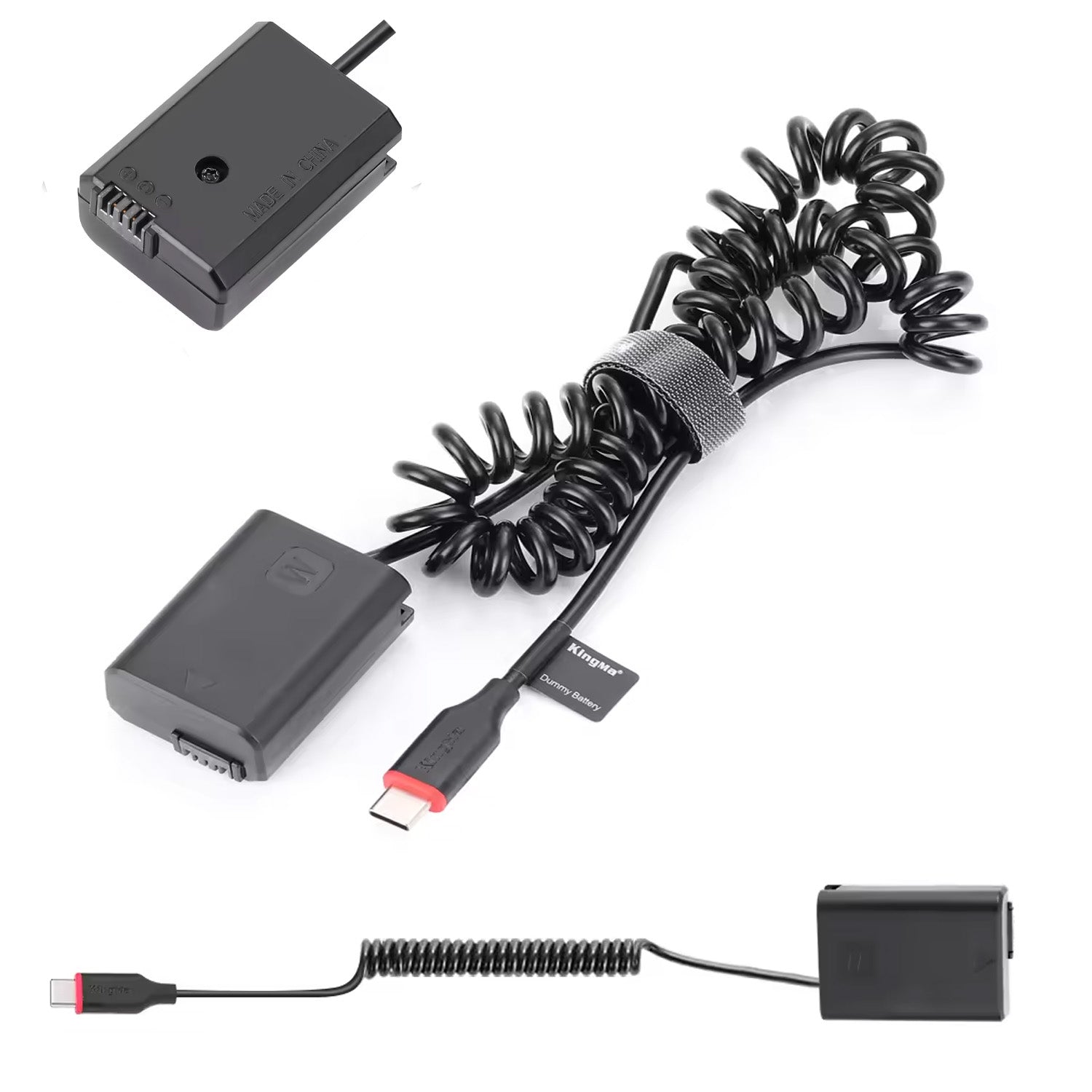 KingMa NP-FW50 Type-C Dummy Battery Compatible with FW50 Sony A7 A7R2 A7M2 A6300 A6000 A6500