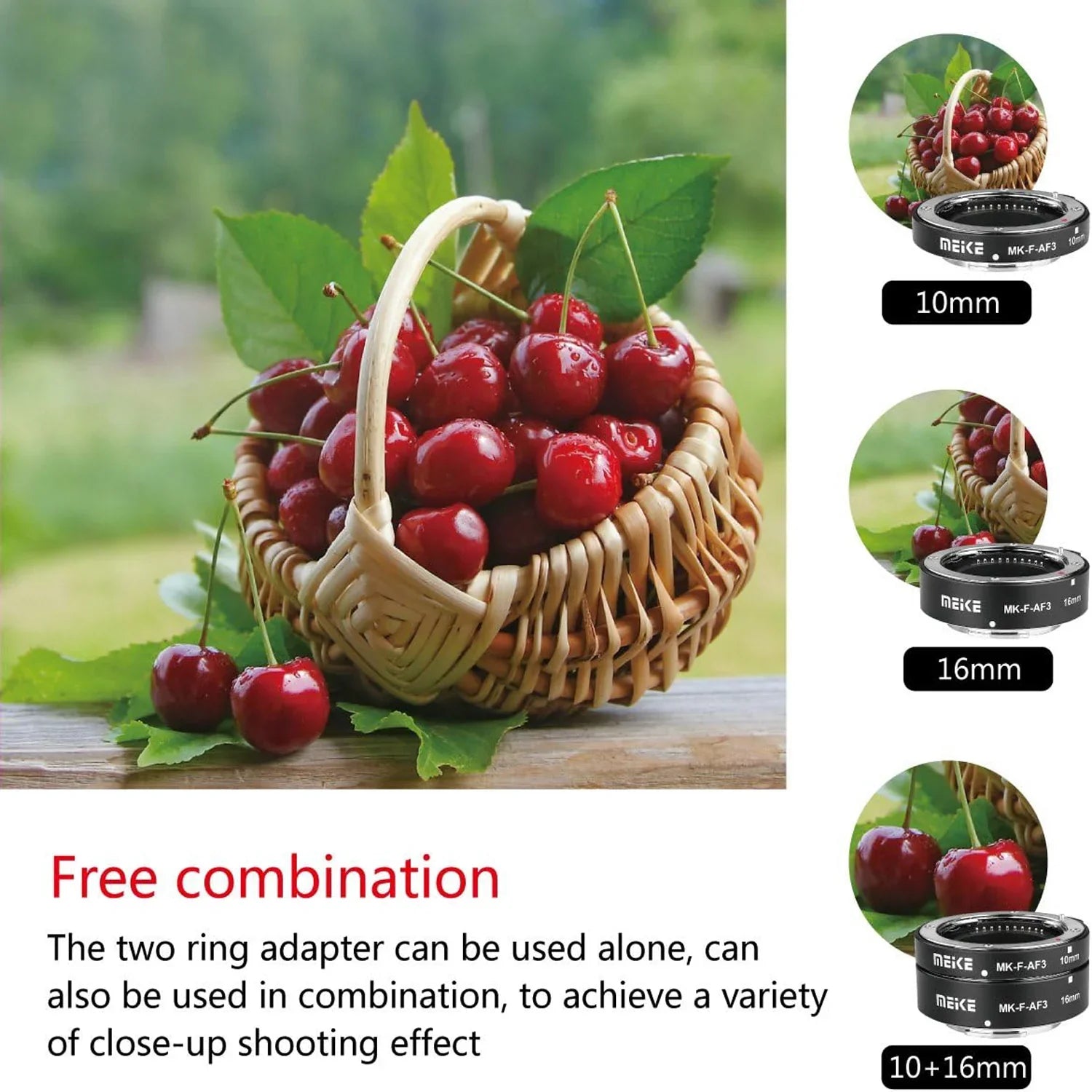 Meike MK-F-AF3 extension tube for Fujifilm