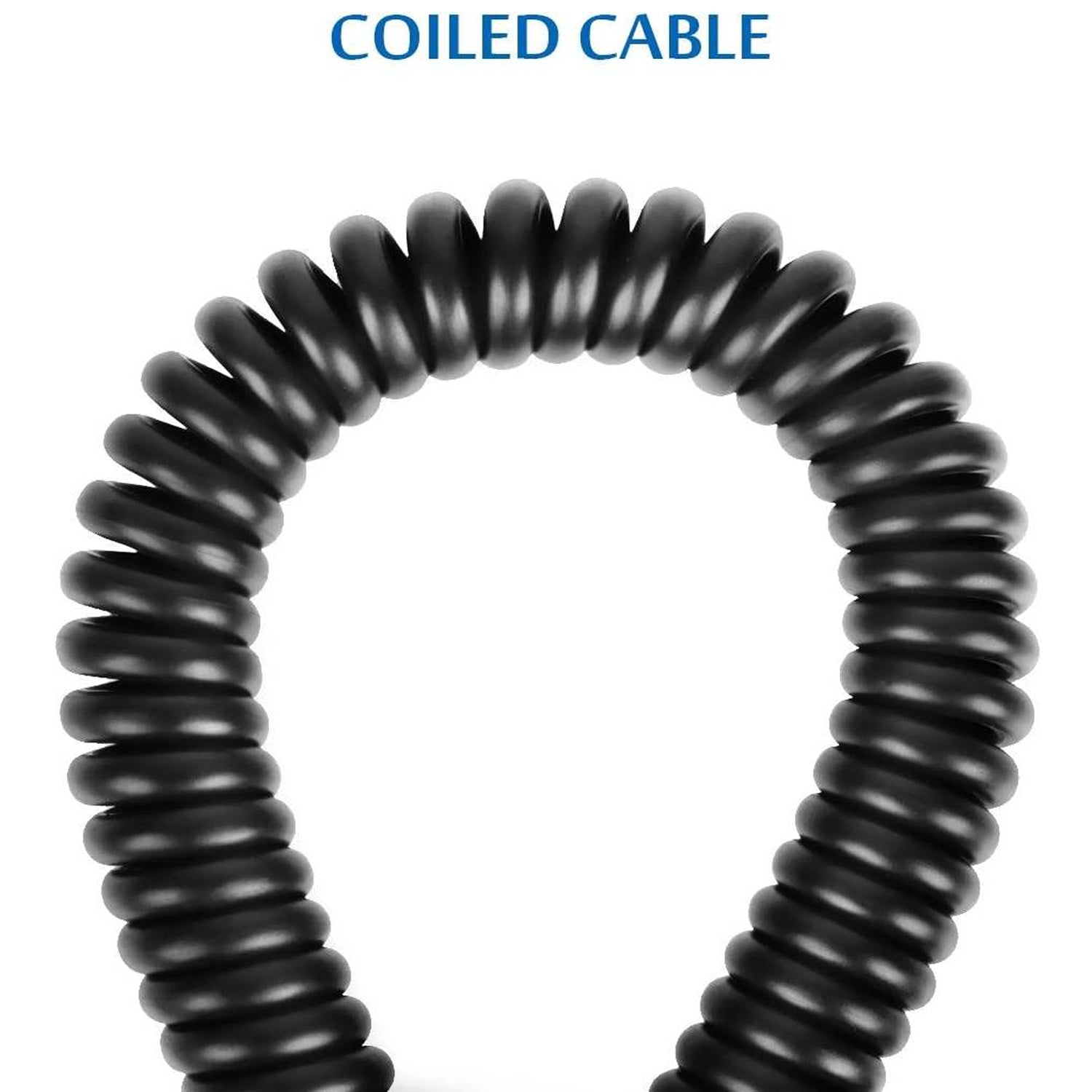 Micro HDMI to HDMI High-Speed Coiled Spring 4K Cable for DSLR & Mirrorless Camera Monitor