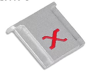 Hot Shoe Mount Protection Cover Dustproof Camera Flashmount Cap RED on Silver Compatible with Fujifilm X Series