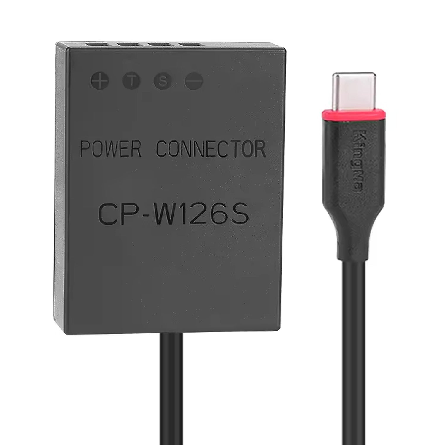 KingMa NP-W126 USB-Type-C Dummy Battery Compatible with Fuji X-T2 X-T3 X-T10 X-T30 X-T20 XT100 Live Video Vlog