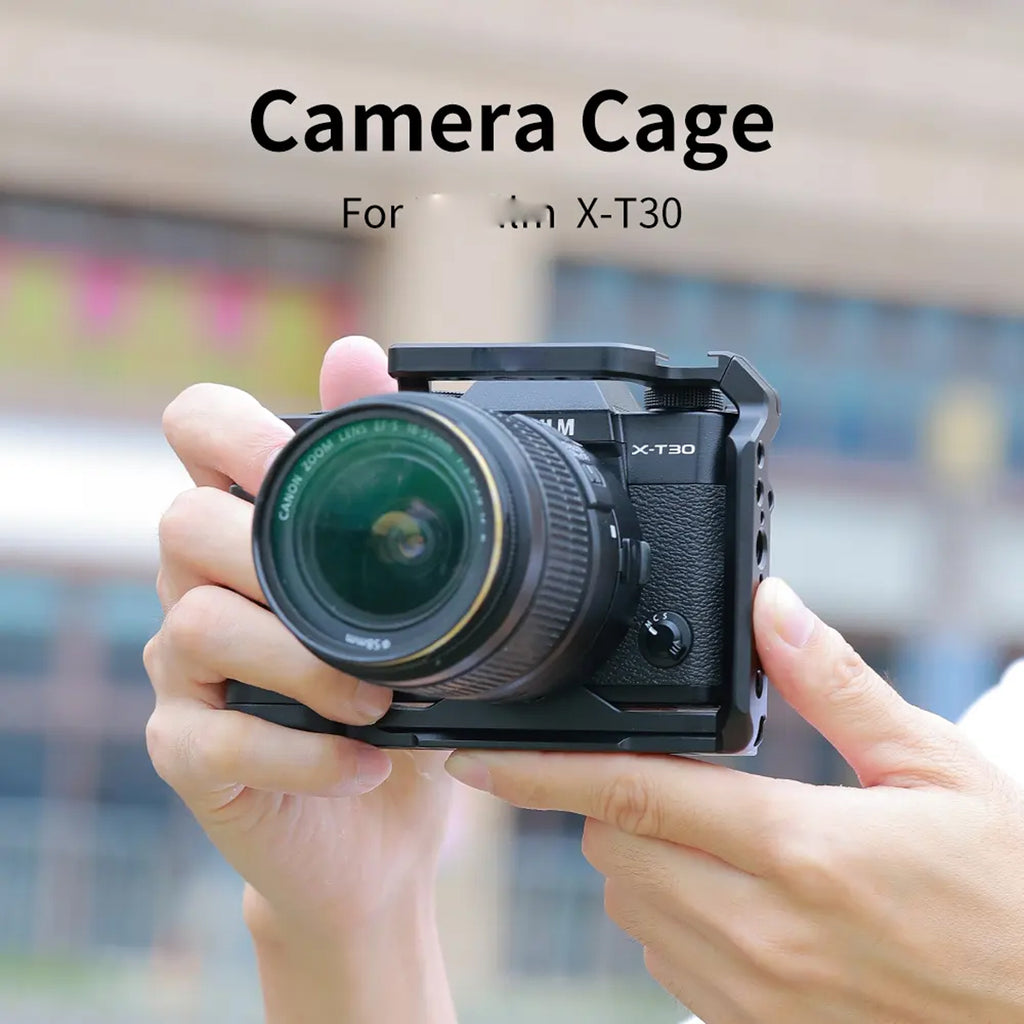 KingMa Camera Cage Protective Case Aluminum Alloy Metal Rig Compatible with Fujifilm X-T30 and XT30ii